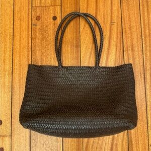 Madewell Dark Brown Woven Tote